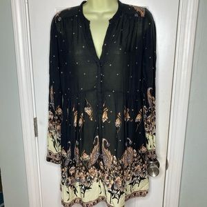 Free people boho mini dress